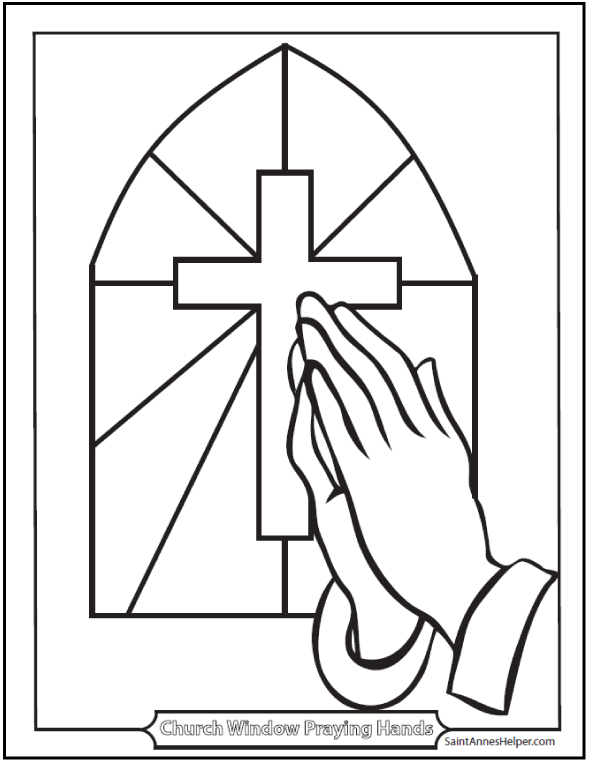 coloring pages of church