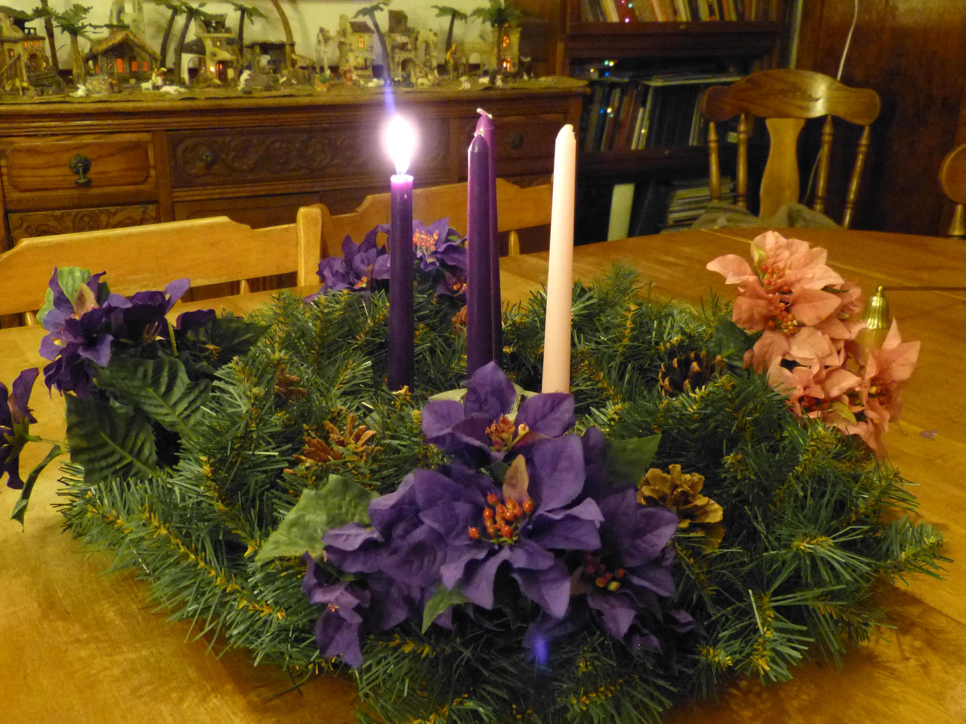 Roman Catholic Advent Season Four Joyful Weeks Before Christmas!